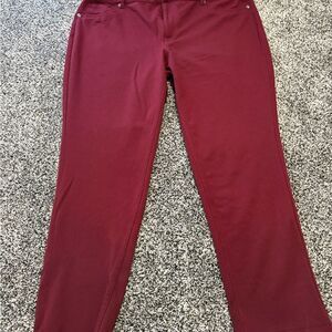 Cato Deep Red Trousers woman’s size 16